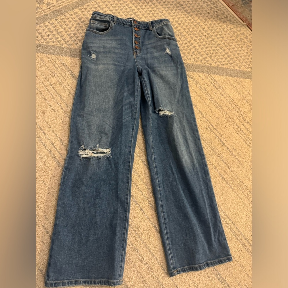 Wide leg jeans size 11.